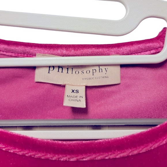 Philosophy Velour Top - Picture 6 of 6